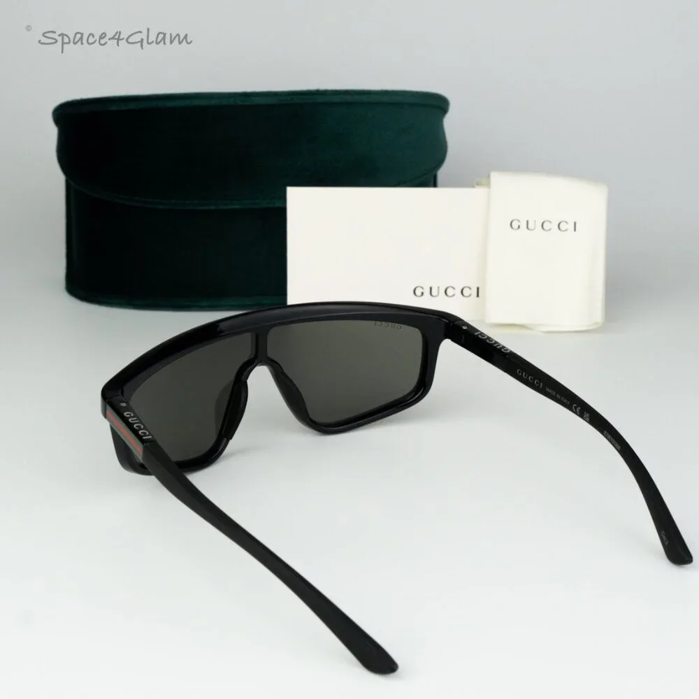 BRAND NEW Gucci GG1736S 001 Black Grey Unisex Sunglasses GG 1736S